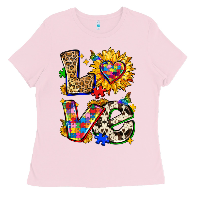 Autism Love Ladies Tee by Zillion Design Studio | Teevron