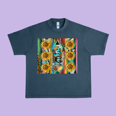 Western Teacher Urban Heavy Tee Designed By Lillyallendesigns