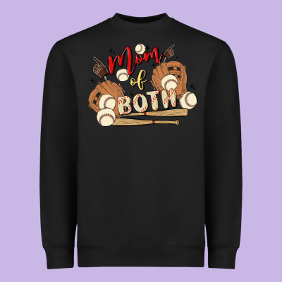 Mama Of Both Heavyweight Sweatshirt Designed By Maliassmallbusiness