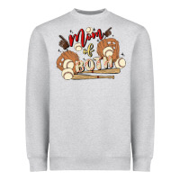 Heather Grey mama of both Heavyweight Sweatshirt - MaliasSmallBusiness