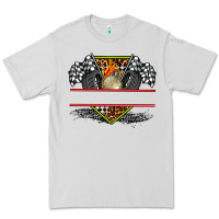 Dove Grey race flag and race equipment Premium Tee - AdoDesignShop