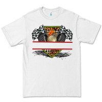White race flag and race equipment Premium Tee - AdoDesignShop