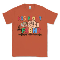 Copper his fight is my fight autism awareness Classic Tee - MaliasSmallBusiness