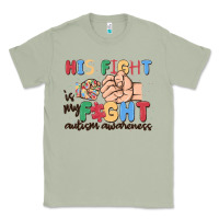 Matcha his fight is my fight autism awareness Classic Tee - MaliasSmallBusiness