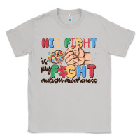 Moon Dust his fight is my fight autism awareness Classic Tee - MaliasSmallBusiness