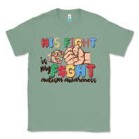 Sage his fight is my fight autism awareness Classic Tee - MaliasSmallBusiness