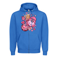 True Royal retro valentines day Zipper Hoodie - LillyAllenDesigns