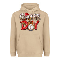 Mushroom Game day Baseball Heavyweight Hoodie - NancyCooperArtShop