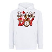 White Game day Baseball Heavyweight Hoodie - NancyCooperArtShop