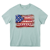 Arona Baseball American flag Heavy Core Tee - Neo Western