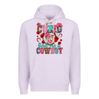 Lilac Cupid find me a cowboy Valentine's Day Premium Hoodie - HowdyJamesFarm
