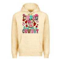 Pina Colada Cupid find me a cowboy Valentine's Day Premium Hoodie - HowdyJamesFarm