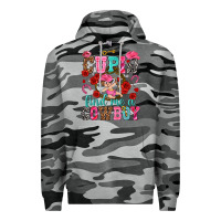 Slate Camo Cupid find me a cowboy Valentine's Day Premium Hoodie - HowdyJamesFarm