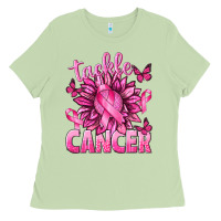 Matcha Tackle Cancer with Sunflower Ladies Tee - texasbilliewilder