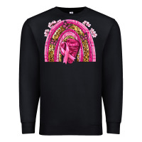 Black breast cancer rainbow Premium Sweatshirt - NancyCooperArtShop
