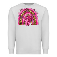 Dove Grey breast cancer rainbow Premium Sweatshirt - NancyCooperArtShop
