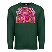 Sports Green breast cancer rainbow Premium Sweatshirt - NancyCooperArtShop