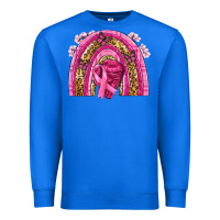 True Royal breast cancer rainbow Premium Sweatshirt - NancyCooperArtShop