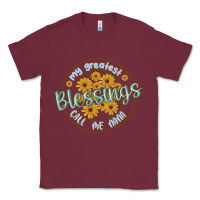 Burgundy my greatest blessing call me nana Classic Tee - MaliasSmallBusiness