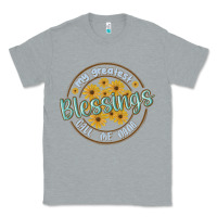 Heather Grey my greatest blessing call me nana Classic Tee - MaliasSmallBusiness