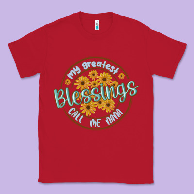 My Greatest Blessing Call Me Nana Classic Tee Designed By Maliassmallbusiness