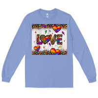 Colony Blue love hearts pride tumbler Long Sleeve Tee - JahusDesignShop
