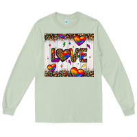 Matcha love hearts pride tumbler Long Sleeve Tee - JahusDesignShop