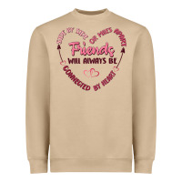 Mushroom side by or miles apart friends will always be conn Heavyweight Sweatshirt - MaliasSmallBusiness