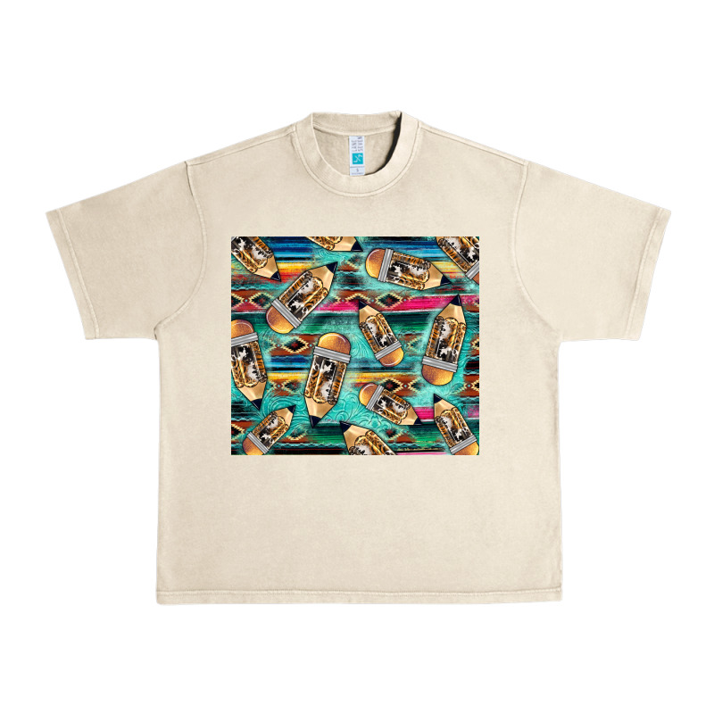 Western Teacher Pencil Urban Heavy Tee by LillyAllenDesigns | Teevron