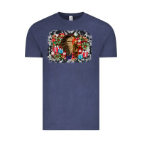 Vintage Denim indian hat christmas Vintage Tee - AdoDesignShop