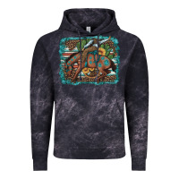 Cloud Black bucking bronco cowboy rodeo cactus and sunflowers Vintage Hoodie - Artiststas