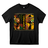 Black juneteenth tumbler Heavy Core Tee - HRA Design Shop