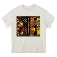 Cream juneteenth tumbler Heavy Core Tee - HRA Design Shop
