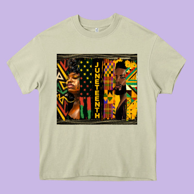 Juneteenth Tumbler Heavy Core Tee Designed By Hra Design Shop