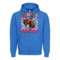 True Royal cowboy take me away Zipper Hoodie - LillyAllenDesigns
