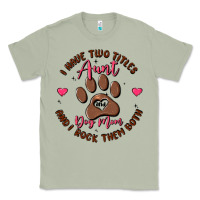 Matcha i have two titles aunt and dog mom Classic Tee - MaliasSmallBusiness