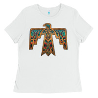 White thunderbird Ladies Tee - JahusDesignShop