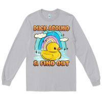 Moon Dust duck around and find out Long Sleeve Tee - MaliasSmallBusiness