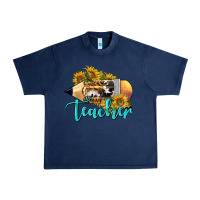 Navy Western Teacher Pencil Urban Heavy Tee - LillyAllenDesigns