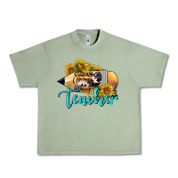 Oil Green Western Teacher Pencil Urban Heavy Tee - LillyAllenDesigns