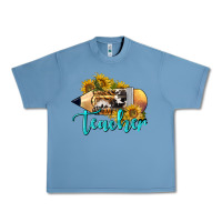 Pebble Blue Western Teacher Pencil Urban Heavy Tee - LillyAllenDesigns