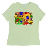 Matcha autism background Ladies Tee - Zillion Design Studio
