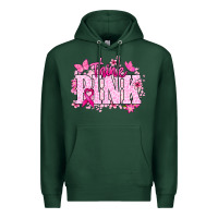 Sports Green Think pink Cancer Awareness Premium Hoodie - HowdyJamesFarm