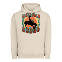 Pigment French Oak American rodeo Urban Hoodie - FaDigitalArtStudio