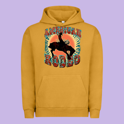 American Rodeo Urban Hoodie Designed By Fadigitalartstudio