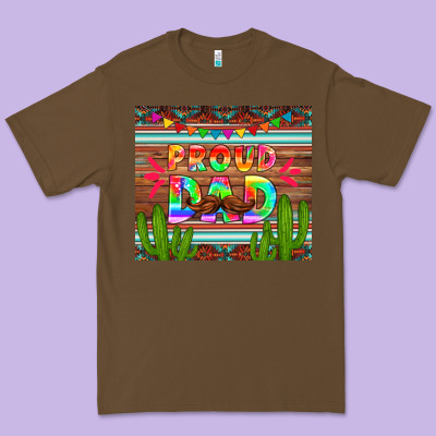 Proud Dad Tumbler Premium Tee Designed By Hra Design Shop