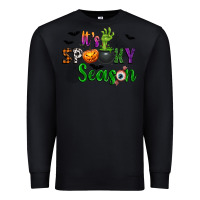 Black It's Spooky Season Premium Sweatshirt - texasbilliewilder