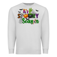 Dove Grey It's Spooky Season Premium Sweatshirt - texasbilliewilder