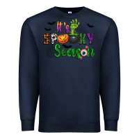 Navy It's Spooky Season Premium Sweatshirt - texasbilliewilder