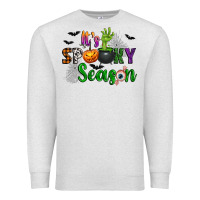 Oatmeal Heather It's Spooky Season Premium Sweatshirt - texasbilliewilder